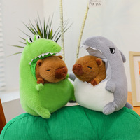 Nouveaux produits en gros du fabricant : Peluches amusantes de crocodile et capybara, coussins pour filles, cadeaux pour enfants