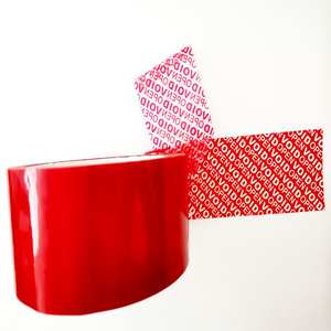 SENING OPEN VOID Anti-Contrefaçon PET Carton Ruban D'étanchéité VOID Message Caché Unique Logo De La Société Personnalisé - Product Image 1