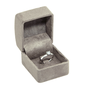 Serie 5880 ALORS – Anello in look vellutato | Scatola per anello 45×45×40 mm - Product Image 4