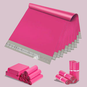 ถุงแพ็คสินค้ากันน้ำแบบหนาสีชมพู ขนาด 17x30 ซม. จำนวน 100 ชิ้น สำหรับเสื้อผ้า โลจิสติกส์  แบบปิดผนึกเอง รับผลิตตามสั่งขายส่ง - Product Image 1