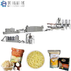 Línea de Producción de Arroz Nutritivo, Extrusora de Doble Tornillo para Arroz de Camote Morado, Máquina de Hinchado de Arroz Reconstruido de Alta Potencia - Product Image 2