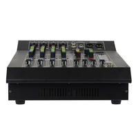 Console de mixage professionnelle WK-6P fabriquée en usine, fonction 99 effets audio, console de mixage 6 canaux