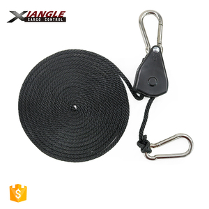 <span class=keywords><strong>Sangle</strong></span> à <span class=keywords><strong>cliquet</strong></span> réglable 1/8'' avec mousqueton <span class=keywords><strong>2m</strong></span> pour fixation de cargaison - Product Image 2