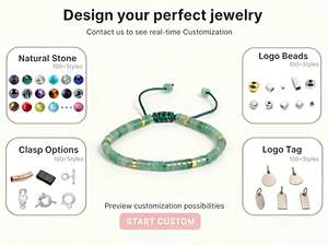 Pulsera de Rodocrosita Tejida Ajustable con Cuentas de Piedra Natural, Joyería Unisex Multicolor para Regalo del Día de la Madre, Compra al por Mayor - Product Image 2