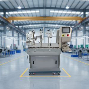 เครื่องปิดฝาขวดพลาสติกอัตโนมัติแบบรวมสำหรับการผลิตเครื่องดื่ม สบู่เหลว น้ำ แชมพู โลชั่น ครีม - Product Image 1