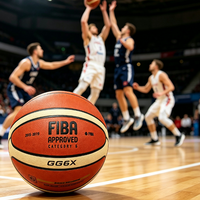 Ballon de basket en PU de haute qualité, antidérapant, résistant à l'usure, ballon de basket officiel, idéal pour l'entraînement en salle de sport, la compétition, les cadeaux