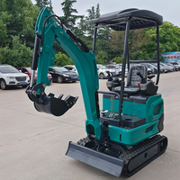 Mini-excavatrice sur chenilles de 2 tonnes certifiée EPA pour travaux agricoles, avec garantie d'un an et personnalisation