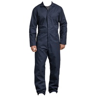 Overol de Trabajo Industrial para Hombre, Overol de Mecánico de Algodón y Poliéster Resistente, Ropa de Trabajo Protectora de Manga Larga para Taller