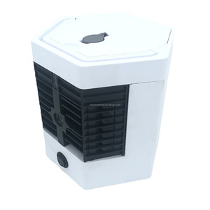 Aire acondicionado portátil recargable por USB, enfriador evaporativo Personal, <span class=keywords><strong>ventilador</strong></span> silencioso, escritorio de agua de cristal de hielo para el hogar al aire libre - Product Image 1