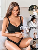 Soutiens-gorge d'allaitement personnalisés sans coutures ondulées pour la maternité, bralettes confortables sans armatures pour l'allaitement
