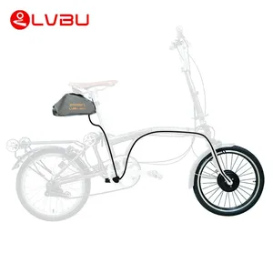 Kit de Bicicleta Eléctrica LVBU de 250W <span class=keywords><strong>para</strong></span> <span class=keywords><strong>Brompton</strong></span>, <span class=keywords><strong>Motor</strong></span> Delantero de 16 Pulgadas, con Batería Incluida de 6AH, 9AH o 12AH (Opcional) - Product Image 4