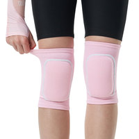 Commandes Mixtes Équipement de Protection Genouillères Souples Respirantes en Nylon pour Volley Danseurs Yoga Lutte Course Cycli