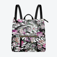 Sac à dos décontracté en PU au design tribal polynésien Elei, fabriqué en usine, élégant et pratique, matériaux imperméables