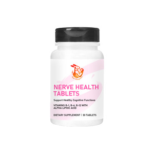 Comprimés pour la Santé Nerveuse en Gros de l'Usine : Acide Alpha-Lipoïque pour une Vision Claire et Saine, Favorise une Peau Éclatante et Hydratée - Product Image 1