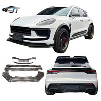 Kit carrosserie en fibre de carbone pour Porsche Macan 2022-2024, comprenant un becquet avant et un diffuseur arrière, pour une mise à niveau de la carrosserie