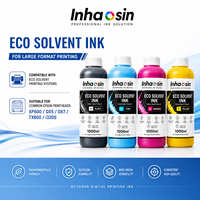 Encre éco-solvant 1L CMYK pour Epson I3200 XP600 DX5 DX7 Impression de logos d'équipes sportives, autocollants et graphiques