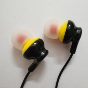 Auriculares de silicona con cable y micrófono, cascos <span class=keywords><strong>baratos</strong></span> de 3,5mm - Product Image 3