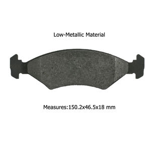 Plaquettes de frein avant D2341-8529 pour Ford Courier FV3 JV3/Fiesta CX DX/Puma/Sierra Sapphire - Product Image 2