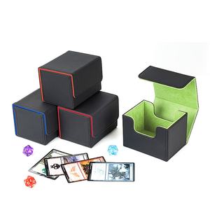 Boîte de booster de jeu de cartes en cuir PU, couleur personnalisée, haute qualité, boîte de jeu de cartes à collectionner personnalisée, boîte de jeu de cartes à collectionner originale PokiMon, boîte de jeu de cartes à collectionner, 100 pièces - Product Image 6