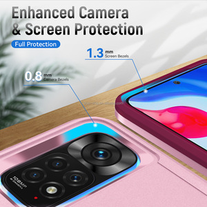 Alta qualità su misura armatura Kickstand <span class=keywords><strong>custodia</strong></span> protettiva per <span class=keywords><strong>Redmi</strong></span> <span class=keywords><strong>Note</strong></span> <span class=keywords><strong>11s</strong></span> Designer divertente ed elegante - Product Image 4