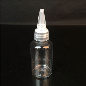 2026 the Prevailing Trend Pocket Size Plastic PET Pointed Hair Oil Nozzle Clear Squeeze <b>Bottles</b> With Twist Caps - Product Image 5