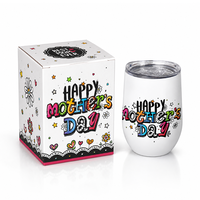 Gobelet à café personnalisé en acier inoxydable à double paroi isolé sous vide avec couvercle, tasse avec logo personnalisé