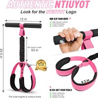 Banda de Resistencia para Pedales Mejorada y Duradera, Tubos de Látex Engrosados, Tela de Espuma Suave, Aplicación Universal para Abdomen, Cintura y Brazos