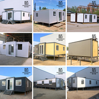 Casas prefabricadas de 3 hab maisons préfabriquées petites maisons modulaires mobiles préfabriquées à faible coût maisons avec salle de bain et cuisine