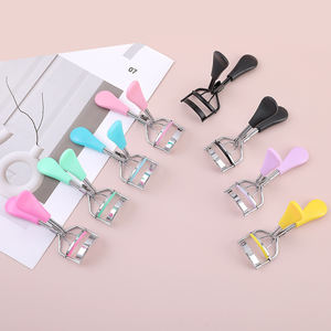 2025 rizadores de pestañas Rosas y dorados de alta calidad Bling verde/blanco/púrpura rizador de pestañas parcial logotipo personalizado Kit de rizador de pestañas - Product Image 3