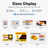 LEEKA Fabricante de ESL, Etiqueta Electrónica de Estante de 7.5 Pulgadas, Eficiente Energéticamente, Batería de 5 Años, 4 Colores, Sistema ESL para Control de Inventario