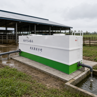 Équipement de traitement des eaux usées MBR intégré en acier inoxydable 304 316L pour les eaux usées industrielles domestiques et les camps miniers