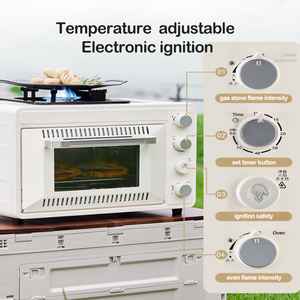 Portable 2-en-1 en acier inoxydable température de <span class=keywords><strong>gaz</strong></span> réglable allumage électronique coupe-vent pour Camping en plein air barbecue fonctionne Propane <span class=keywords><strong>Butane</strong></span> - Product Image 5