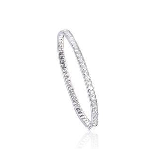 SGARIT custom fashion Jewelry fine 18K pure gold <b>bangle</b> bracelet halo lab grown diamond luxury Jewellery <b>for</b> women <b>man</b> - Product Image 2