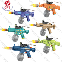 Pistola de agua eléctrica AK M416 MP5, pistola de chorro automática con luz, juguete de verano para niños al aire libre