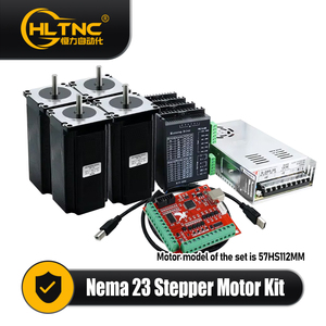 HLTNC Motor paso a paso híbrido de 2 fases 3A 57HS112 3 <span class=keywords><strong>Nm</strong></span> 1.8 grados <span class=keywords><strong>Nema</strong></span> <span class=keywords><strong>23</strong></span> con kits de controlador DM542/TB6600 - Product Image 2