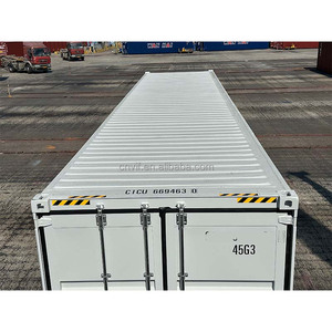 ตู้คอนเทนเนอร์โลหะ40Ft 40HQ ความจุขนาดใหญ่เคลื่อนย้ายได้ภาชนะเปิดประตูด้านข้างผลิตจากเหล็กคอร์เทนที่ทนทาน ISO9001ขาว - Product Image 5