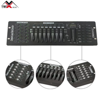 Nouveau contrôleur de console opérateur DMX-512 192 canaux pour l'éclairage de scène et les lumières LED RGBW projetées par DJ
