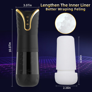 Automatische realistische Vagina Stroker Maschine elektrische männliche Mastur bator Sexspielzeug Penis Massage gerät mit Saug funktion - Product Image 5