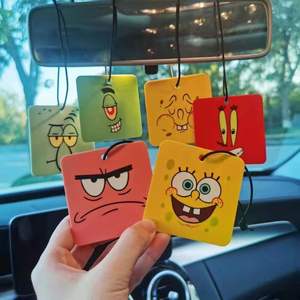 공장 가격 사용자 정의 만화 귀여운 애니메이션 캐릭터 지속 향수 자동차 공기 청정기 - Product Image 1