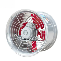 Ventilateur axial cylindrique électrique industriel à roulement à billes en acier inoxydable pour lit de refroidissement d'extrusion d'aluminium 0,08 4 kW 220V 380V