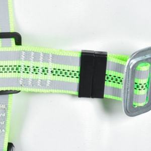 Harnais de sécurité intégral en polyester réfléchissant européen avec double protection dorsale, produit de protection contre les chutes - Product Image 5
