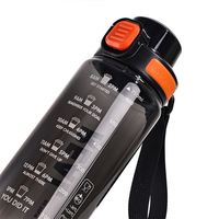 Botella Leejo Personalizada de 32 oz, Boca Ancha, Tritán Ecológico, Libre de BPA, Tapa con Bloqueo, Marcador de Tiempo, para Beber Directamente, Unisex, para Deportes