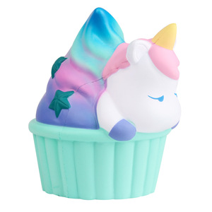 Unicorn Cake <b>Squishy</b> Toy TPE Soft Slow Rising Fidget Toy For Kids 2 4 Years Unisex - Product Image 4