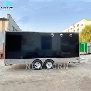 Ice Cream Trailer thực phẩm di động xe tải thực phẩm giá rẻ Trailer nhượng Bộ Trailer thực phẩm giỏ hàng