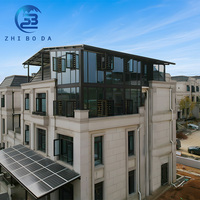 Vier-Jahreszeiten-Solar-Wintergarten-Montagestruktur Luxuriöses und Elegantes Sonnenlicht-Raumsystem für Privat- und Gewerbezwecke