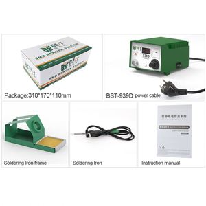 BST-939d en gros 60W antistatique sans plomb Station de <span class=keywords><strong>fer</strong></span> <span class=keywords><strong>à</strong></span> souder <span class=keywords><strong>à</strong></span> affichage numérique intelligent - Product Image 5