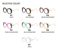 Lunettes Papillon Multicolores Anti-lumière Bleue Cœur Tendance Mode Femme Monture Complète Durable Confortable