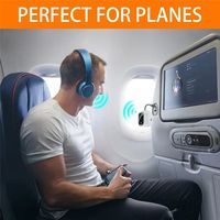   Émetteur-récepteur audio avec puce Qualcomm prenant en charge AptX et AptX-LL, compatible avec avion, téléviseur, voiture, écouteurs et haut-parleurs