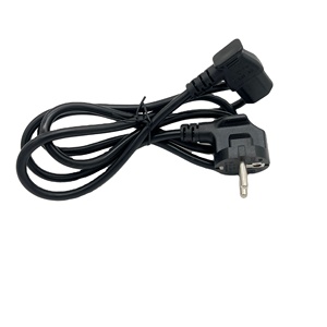 Cable de alimentación ENEC KEMA Euro Schuko negro de 1m con ángulo recto C13 de 3G * 1, 5 mm2 - Product Image 1