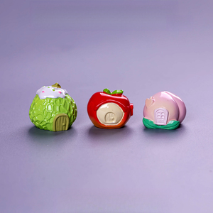 KI zhuojing - Adornos de Resina en Miniatura para Decoración DIY, Diseño de Casa de Frutas de Dibujos Animados, Piezas Desmontables - Product Image 3